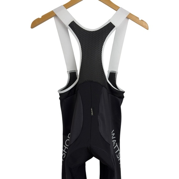 New Huub Core Thermal Cycling Bib Tights Leggings Black Mens Size Medium Padded - Picture 8 of 16